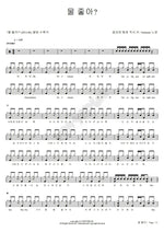 Is It Poppin'? (물 좋아?) 4Minute (포미닛) Full Drum Transcription / Drum Sheet Music COPYDRUM