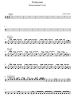 Centuries - Fall Out Boy drum sheet music