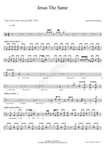 Jesus the Same (Live) Israel & New Breed Full Drum Transcription / Drum Sheet Music COPYDRUM