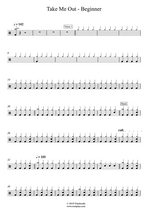 Take Me Out - Franz Ferdinand drum sheet music