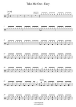 Take Me Out - Franz Ferdinand drum sheet music
