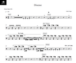 Disease Lady Gaga Full Drum Transcription / Drum Sheet Music Drum Sheet MX