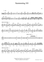 Summoning 101 Mili Full Drum Transcription / Drum Sheet Music COPYDRUM