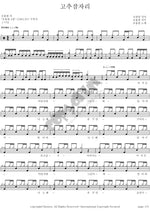 Red Dragonfly (고추잠자리) Cho Yong Pil (조용필) Full Drum Transcription / Drum Sheet Music COPYDRUM
