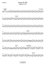 Learn To Fly - Foo Fighters drum sheet music
