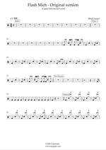 Flash Mich - Mark Forster drum sheet music