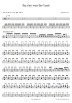 The Sky Was the Limit Jack Thammarat Full Drum Transcription / Drum Sheet Music COPYDRUM