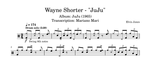 Juju Wayne Shorter Selection Drum Transcription / Drum Sheet Music Stick & Soul Jazz Drums Insights