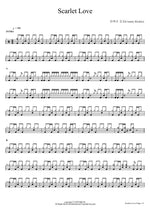 Scarlet Love (Scarlet Love) Country Kkokko (컨츄리 꼬꼬) Full Drum Transcription / Drum Sheet Music COPYDRUM