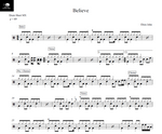 Believe Elton John Full Drum Transcription / Drum Sheet Music Drum Sheet MX