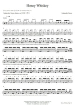Honey Whiskey Nothing but Thieves Full Drum Transcription / Drum Sheet Music COPYDRUM