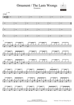 Ornament / The Lasts Wrongs Oceansize Full Drum Transcription / Drum Sheet Music COPYDRUM