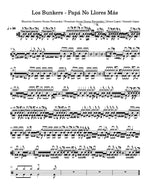 Papá No Llores Más Los Bunkers Full Drum Transcription / Drum Sheet Music Carlos Dias Aidos