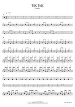 TiK ToK Kesha Full Drum Transcription / Drum Sheet Music COPYDRUM