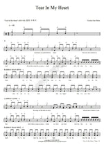 Tear in My Heart Twenty One Pilots Full Drum Transcription / Drum Sheet Music COPYDRUM
