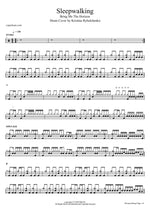 Bring Me The Horizon (Drum Cover by Kristina Rybalchenko) Sleepwalking Full Drum Transcription / Drum Sheet Music COPYDRUM