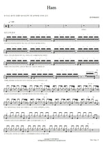 Ham (ハム) Zutomayo (ずとまよ) Full Drum Transcription / Drum Sheet Music COPYDRUM