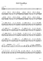 Girl Goodbye Toto Full Drum Transcription / Drum Sheet Music COPYDRUM