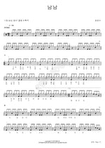 Strangers (남남) Choi Sung Soo (최성수) Full Drum Transcription / Drum Sheet Music COPYDRUM
