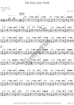 Hip hop jazz funk Mike stern Full Drum Transcription / Drum Sheet Music COPYDRUM