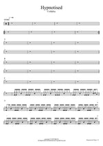 Hypnotised Coldplay Full Drum Transcription / Drum Sheet Music COPYDRUM