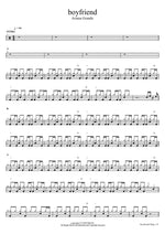 boyfriend Ariana Grande Full Drum Transcription / Drum Sheet Music COPYDRUM