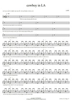 Cowboy in LA Lany Full Drum Transcription / Drum Sheet Music COPYDRUM