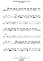 Still Got the Blues - Gary Moore drum sheet music