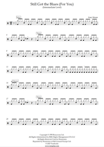 Still Got the Blues - Gary Moore drum sheet music