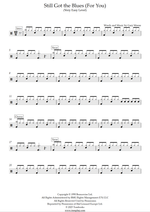 Still Got the Blues - Gary Moore drum sheet music