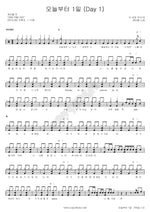 Day 1 (오늘부터 1일) K.Will (케이윌) Full Drum Transcription / Drum Sheet Music COPYDRUM