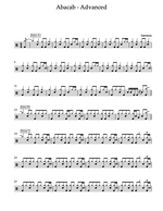 Abacab - Genesis drum sheet music