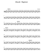 Abacab - Genesis drum sheet music
