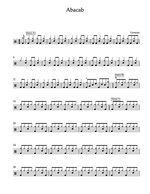 Abacab - Genesis drum sheet music