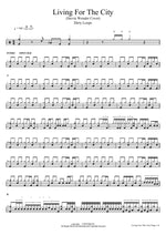 Living For The City (Stevie Wonder Cover) Dirty Loops Full Drum Transcription / Drum Sheet Music COPYDRUM