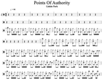 Points of Authority Linkin Park Full Drum Transcription / Drum Sheet Music Cyril Mayer