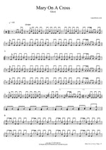 Mary on a Cross - Ghost drum sheet music