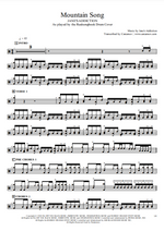 Mountain Song Jane's Addiction Full Drum Transcription / Drum Sheet Music Realsongbook
