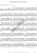 Waiting for Your Love Toto Full Drum Transcription / Drum Sheet Music COPYDRUM