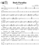 Dark Paradise Lana Del Rey Full Drum Transcription / Drum Sheet Music DrumSetSheetMusic.com