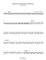Quand La Musique Est Bonne - Jean Jacques Goldman drum sheet music