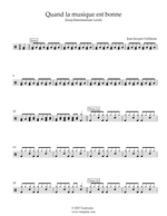 Quand La Musique Est Bonne - Jean Jacques Goldman drum sheet music