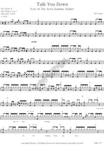 Talk You Down (Live at the Aviva Stadium, Dublin) The Script Full Drum Transcription / Drum Sheet Music COPYDRUM
