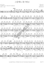 Nevertheless (그럼에도 불구하고) Poetry and Painting (시와 그림) Full Drum Transcription / Drum Sheet Music COPYDRUM