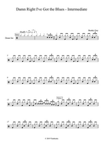 Damn Right, I've Got the Blues - Buddy Guy drum sheet music