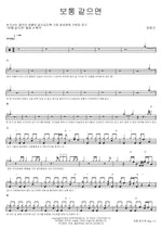 Normally (보통 같으면) Han Dong Geun (한동근) Full Drum Transcription / Drum Sheet Music COPYDRUM