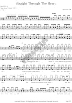 Straight Through the Heart Dio Full Drum Transcription / Drum Sheet Music COPYDRUM