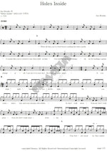 Holes Inside Joe Brooks Full Drum Transcription / Drum Sheet Music COPYDRUM