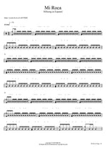 Mi Roca Hillsong en Espanol Full Drum Transcription / Drum Sheet Music COPYDRUM