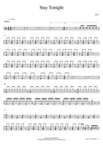 Stay Tonight (Stay Tonight) Chungha (청하) Full Drum Transcription / Drum Sheet Music COPYDRUM